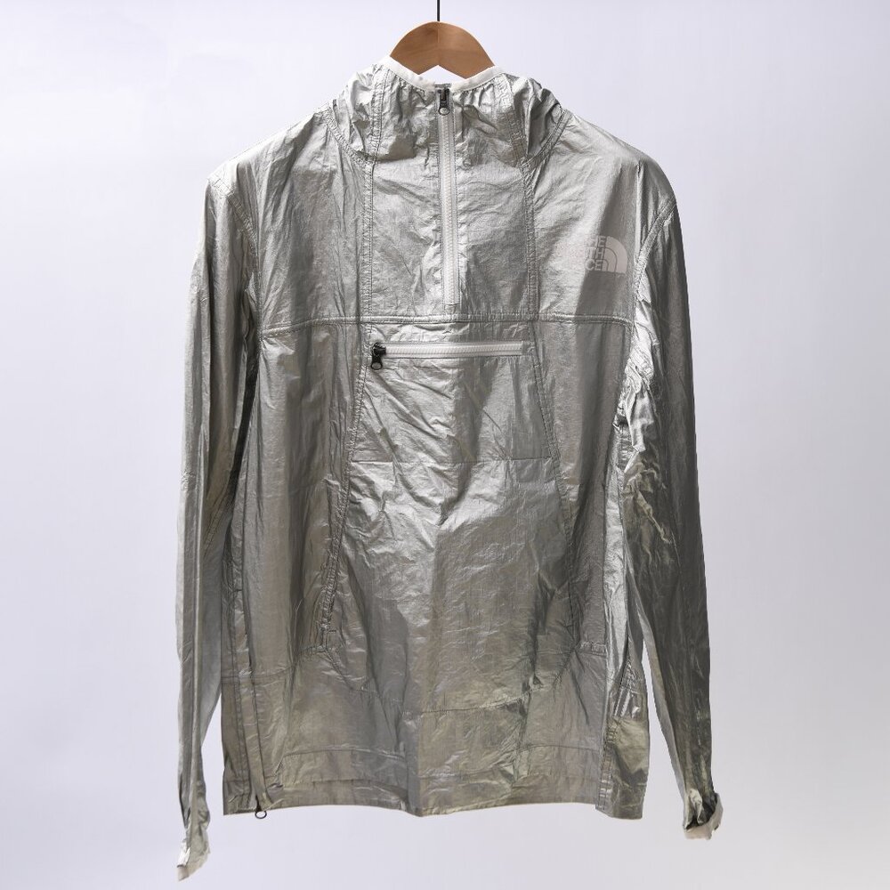 North Face Silver Metallic  "Windwall" Anorak